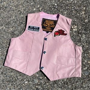 Milwaukee Leather Vest in Little Girls medium (XS in womans)